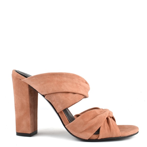 Kendall & Kylie Dusty Pink Mules - Picture 2 of 7